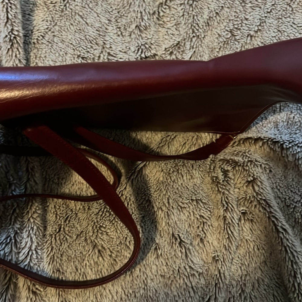 Dior vintage dark maroon cross body bag - Picture 10 of 13
